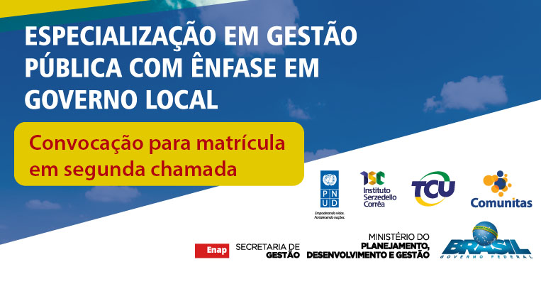 Convocação para matrícula em segunda chamada
