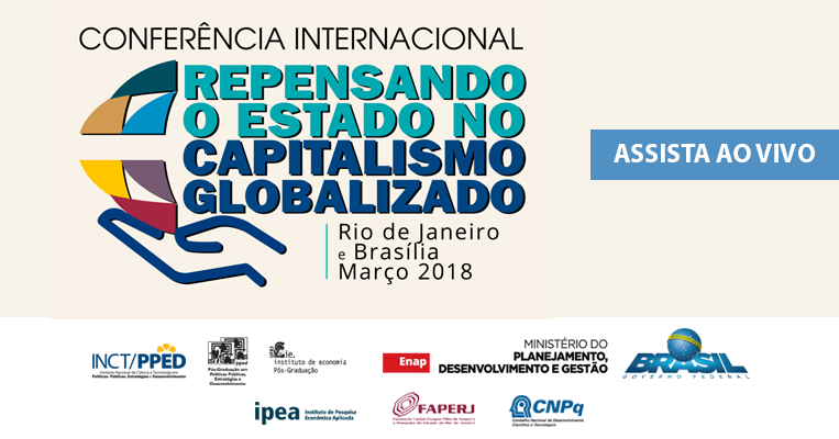Assista ao vivo: Conferência Internacional - Repensando o Estado no Capitalismo Globalizado