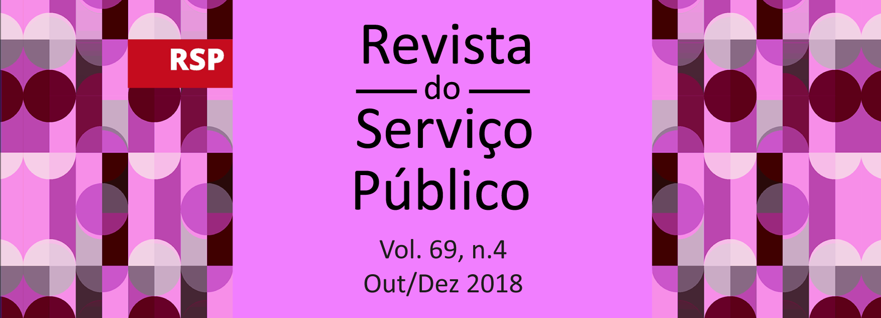 Lançamento: Revista do Serviço Público, volume 69, nº 4
