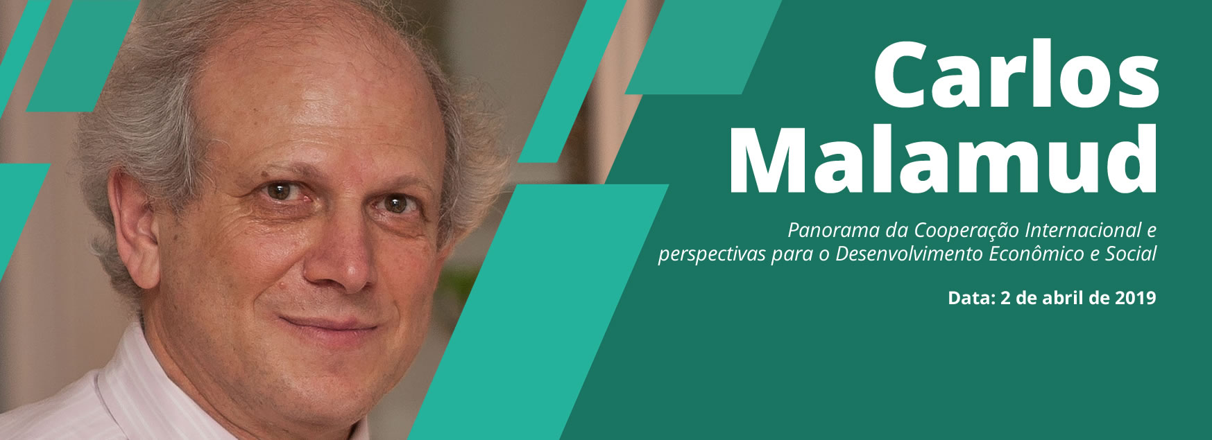 Carlos Malamud vem a Brasília para falar do panorama da Cooperação Internacional e perspectivas para o Desenvolvimento Econômico e Social na América Latina