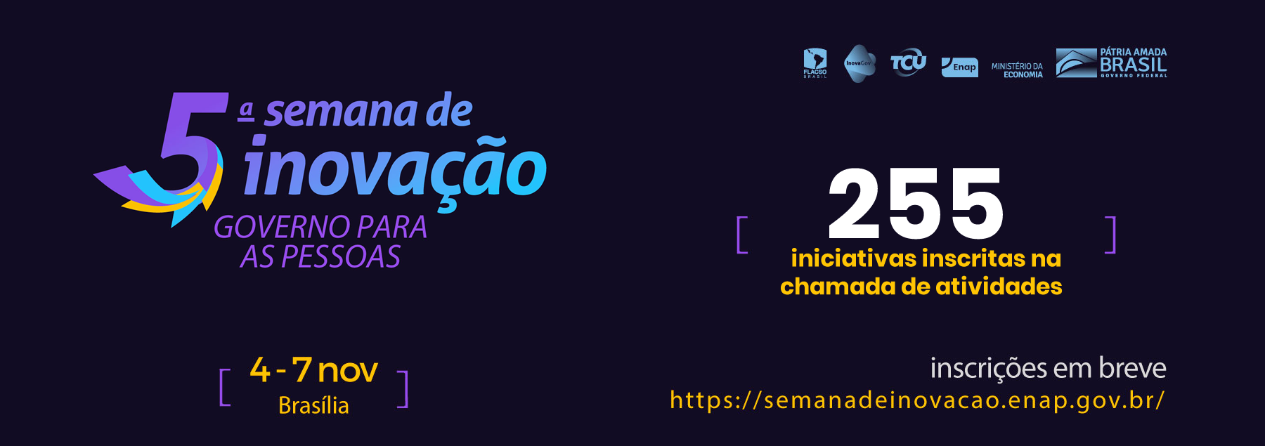 Semana de Inovação recebe 255 iniciativas inscritas na chamada de atividades
