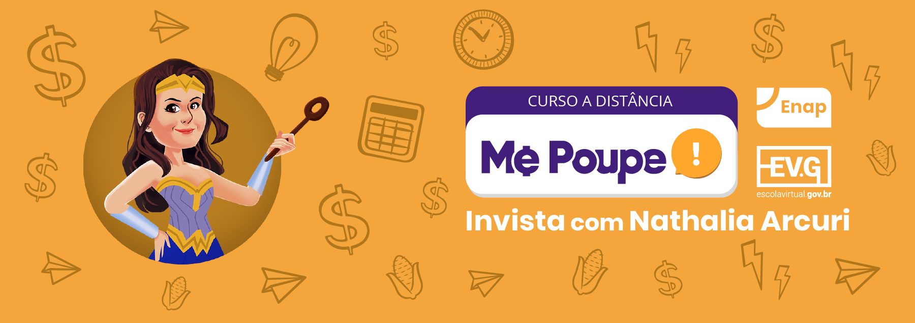 Enap lança curso com Nathalia Arcuri, do Canal Me Poupe!