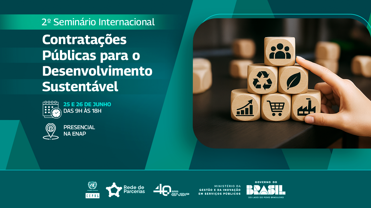 MGI e Enap realizam seminário internacional sobre compras públicas sustentáveis