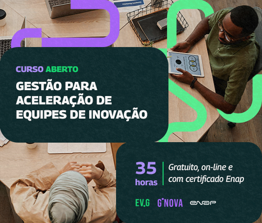 Curso gratuito da Escola Virtual de Governo prepara profissionais para inovar no setor público