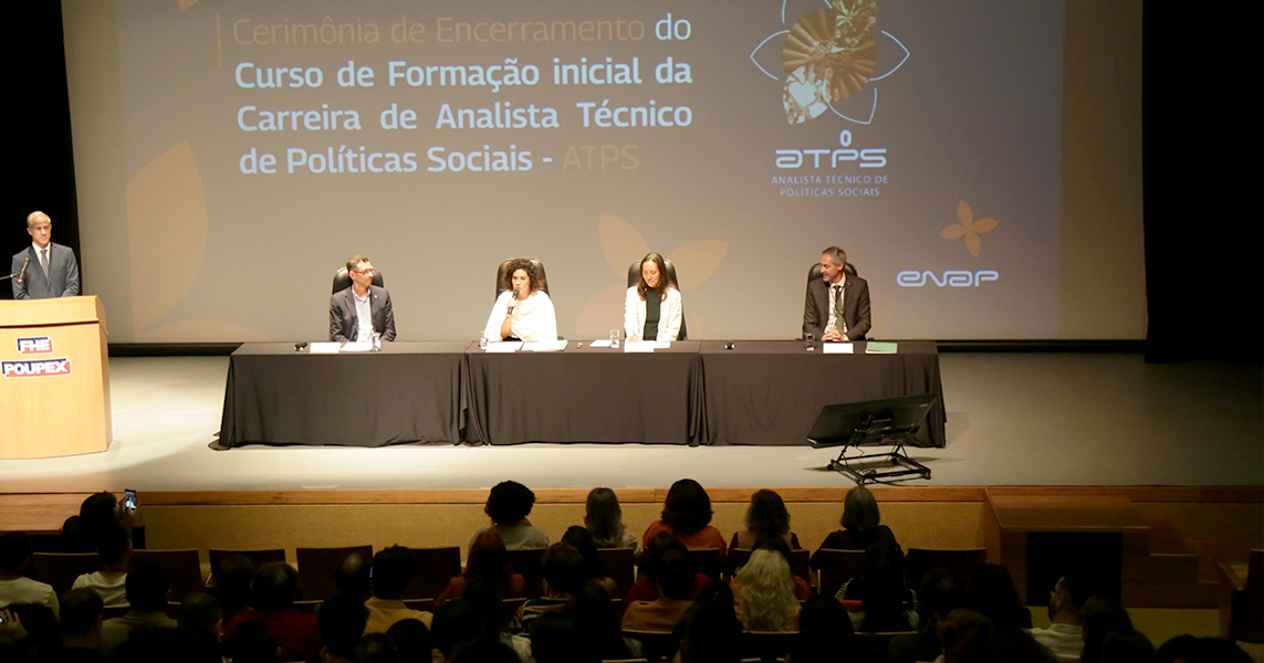 O curso de formação de ATPS teve início em 22 de abril deste ano, na sede da Enap, em Brasília